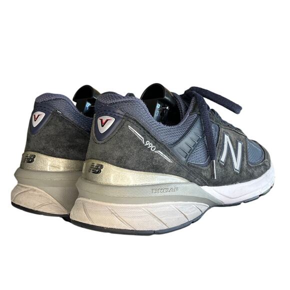 Mens New Balance M990NV5 USA Collection Sneakers Size 12.5 Navy - Picture 4 of 6